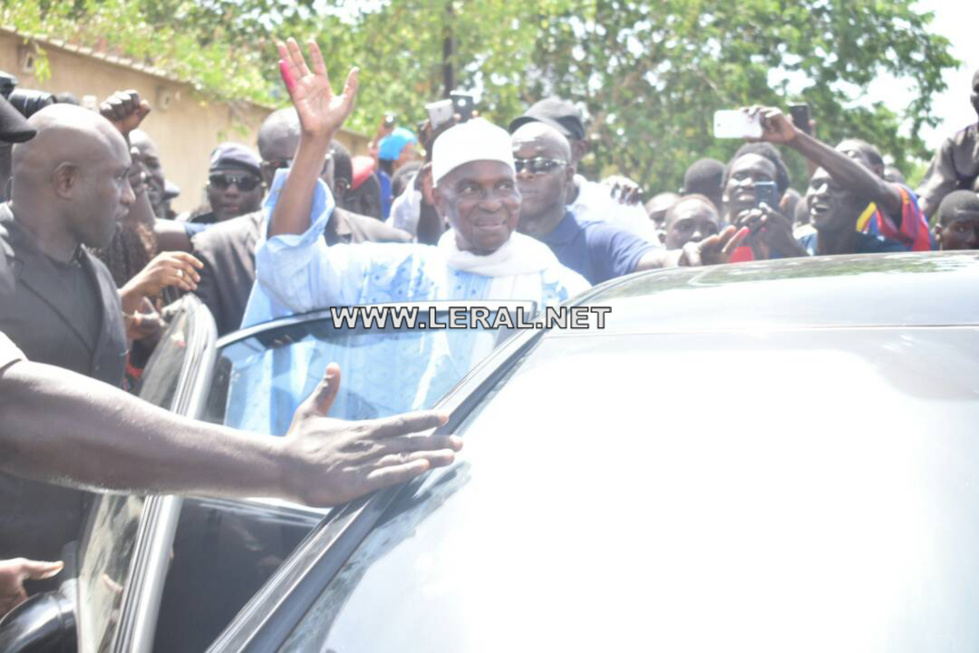(Photos) Abdoulaye Wade après son vote