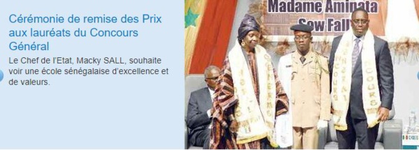 Macky Sall : "Plus de 24% de notre budget national est consacré à l’éducation, dépassant ainsi la norme de 20% que préconise l’Agenda Education 2030"