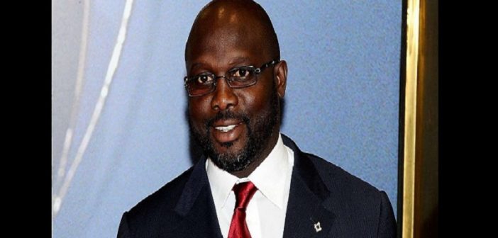 George Weah, candidat à l’élection présidentiel du Libéria pour la seconde fois