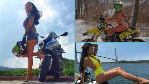 La motarde la plus sexy d'Instagram, se tue sur son engin préféré
