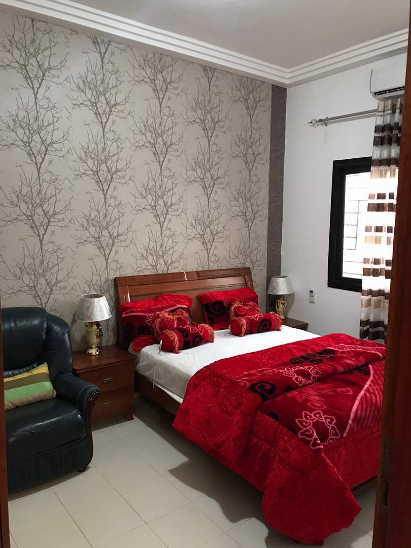 Appartement meublé à louer 2 chambres salon sur la Vdn à côté du cimetière Saint Lazare