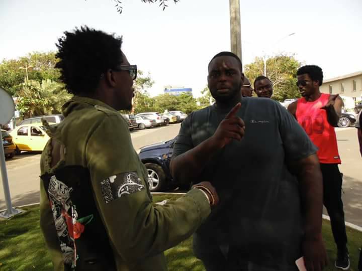 ( 04Photos )  Amadou Sall, le fils du président Macky SALL en toute complicité avec le chanteur Wally Ballago Seck