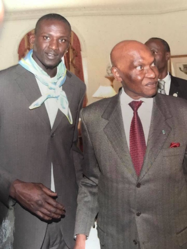 Assane Diouf, l'insulteur de la Nouvelle Orleans avec Me Abdoulaye Wade.