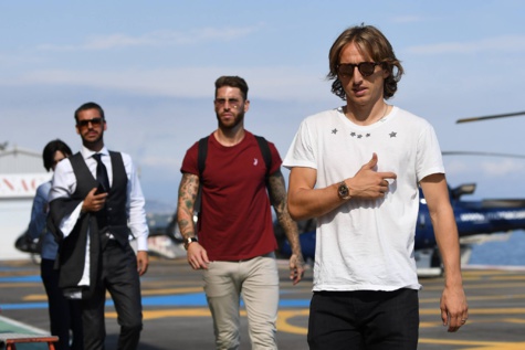 Images: l'arrivée de Cristiano, Messi, Modrić et Ramos à Monaco pour assister au tirage de la Ligue des Champions
