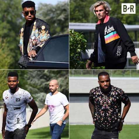 Photos: L'arrivée des Bleus à Clairefontaine pour leur match contre le Pays-Bas, en éliminatoires de Coupe du Monde