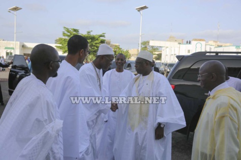 (13 photos ) Tabaski 2017: Le Président Macky SALL à la Grande Mosquée de Dakar