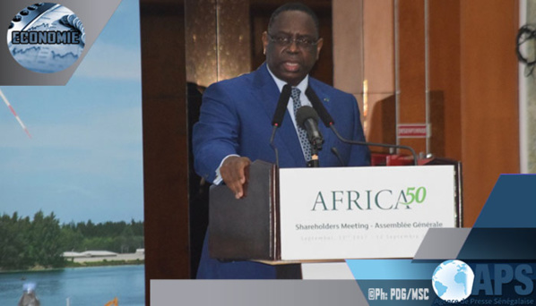 Macky Sall à l’Assemblée générale d’Arica50:« le Sénégal consacre plus de 3 021 milliards de Fcfa pour le renforcement des infrastructures socio-économiques, sur la période 2017 -2019 »