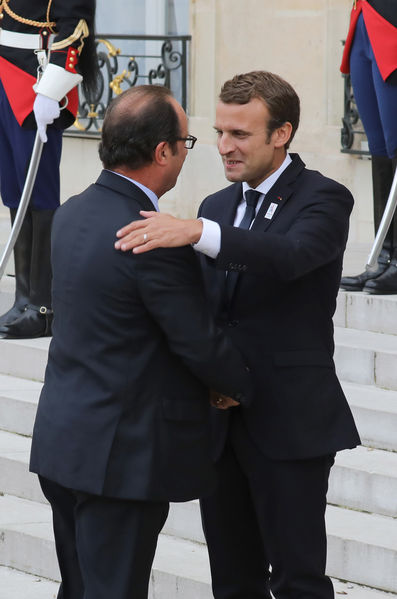 Macron, Hollande et Sarkozy réunis à l'Elysée pour fêter Paris 2024