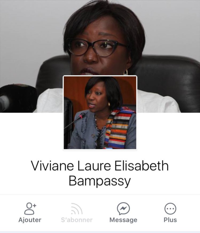 Des personnes malintentionnées ont créé un faux compte Facebook au nom de Viviane Bampassy
