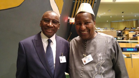 Photos-ONU: Me Sidiki Kaba à fond dans la diplomatie