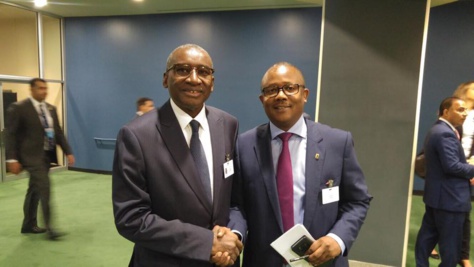 Photos-ONU: Me Sidiki Kaba à fond dans la diplomatie