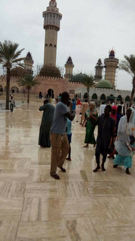 Photos: Assane Diouf et sa femme en visite à Touba