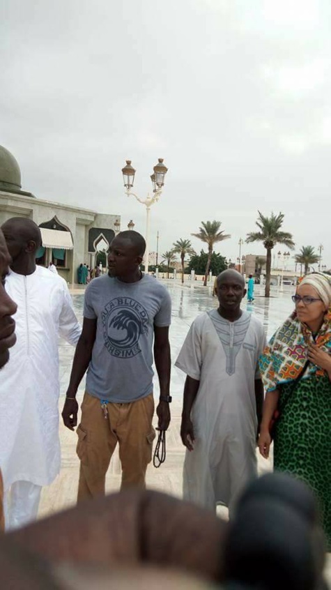 Photos: Assane Diouf et sa femme en visite à Touba
