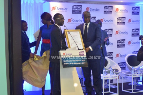 M. Mouhamadou Makhtar Cissé, DG SENELEC : « AFNOR Certification vient de valider la conformité de notre système de management de la qualité à la norme internationale ISO 9001 V 2015 »