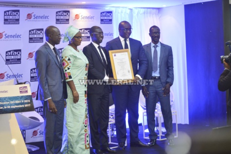 Revivez en images la cérémonie de remise du  certificat ISO 9001 V 2015 AFNOR à la Senelec