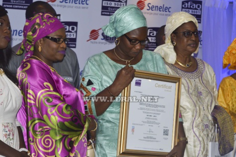 Revivez en images la cérémonie de remise du  certificat ISO 9001 V 2015 AFNOR à la Senelec