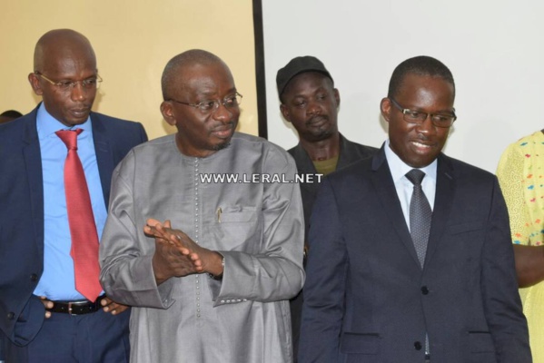Photos : Alioune Badara Diop passe le témoin à Lansana Gandji Sakho à l'Office National de l'Assainissement du Sénégal (ONAS) 