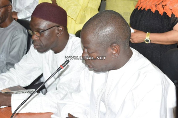 Photos : Alioune Badara Diop passe le témoin à Lansana Gandji Sakho à l'Office National de l'Assainissement du Sénégal (ONAS) 
