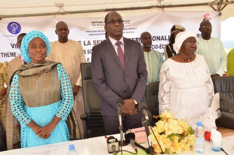 Images: Abdoulaye Diouf Sarr à la célébration de la 20e édition de la Semaine internationale des sourds