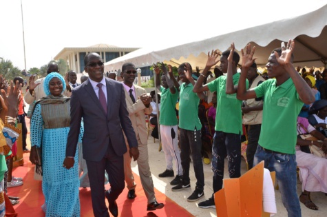 Images: Abdoulaye Diouf Sarr à la célébration de la 20e édition de la Semaine internationale des sourds