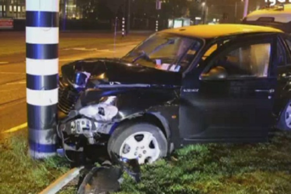 Le taxi qui transportait Sergio Agüero.Newsweb