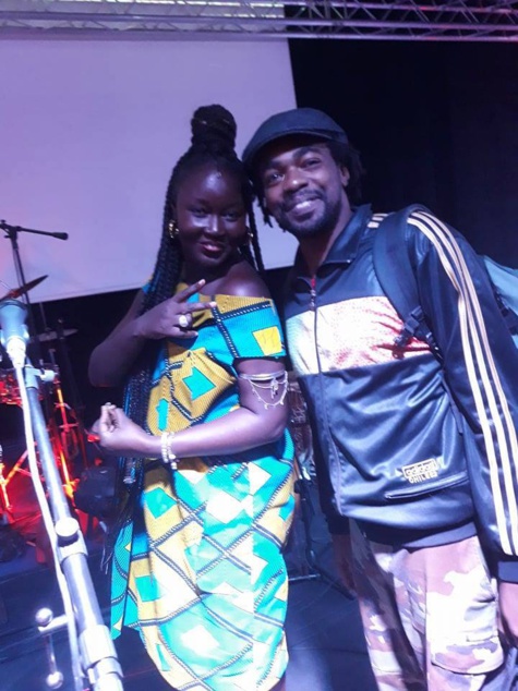 Images : L’artiste Maréma Fall, marraine du festival Womaaf 2017 de Tanger (Maroc)