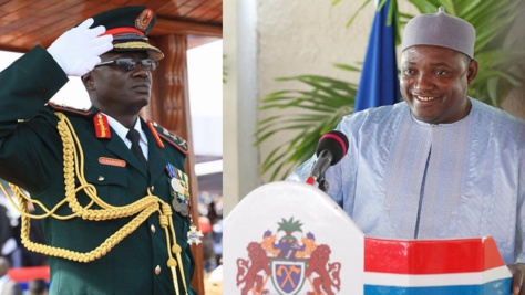 Armée gambienne : Le Président Barrow renvoie encore plusieurs officiers proches de Jammeh