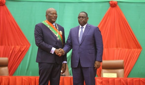 Visite officielle au Sénégal : ​Le Président  du Faso, Roch Marc Christian Kaboré est à Dakar