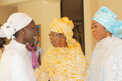Photos : Adja Ndèye Sokhna Mboup, la maman de Youssou Ndour et Aby Ndour chez Coumba Gawlo Seck