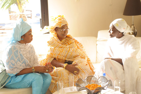 Photos : Adja Ndèye Sokhna Mboup, la maman de Youssou Ndour et Aby Ndour chez Coumba Gawlo Seck