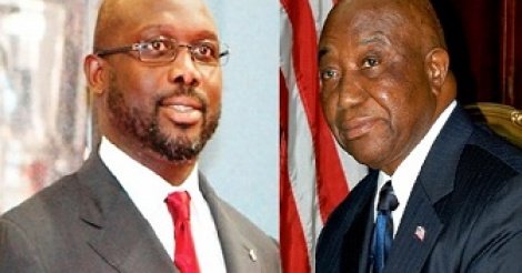 Présidentielle au Libéria: George Weah et Joseph Boakai s'affronteront au second tour Présidentielle au Libéria: George Weah et Joseph Boakai s'affronteront au second tour