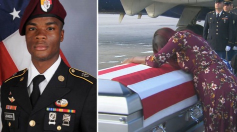Donald Trump fait pleurer la veuve d'un soldat...tué au Niger