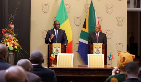 Macky Sall et Jacob Zuma saluent le partenariat sénégalo-sud-africain dans le cadre du NEPAD 