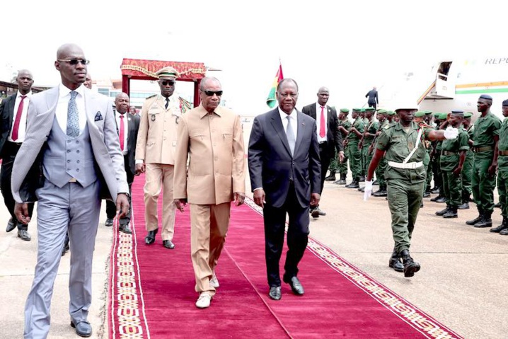 Le Président de la République, Alassane OUATTARA, en visite d’amitié et de travail en Guinée.