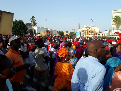 Photos- Grand rassemblement à la Médina pour la libération de Khalifa Sall