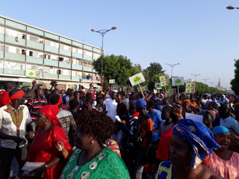 Photos- Grand rassemblement à la Médina pour la libération de Khalifa Sall