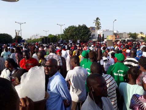 Photos- Grand rassemblement à la Médina pour la libération de Khalifa Sall