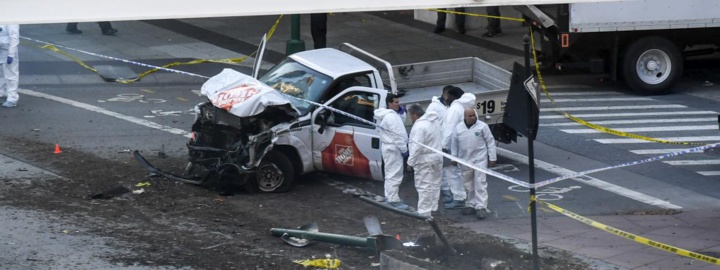 Etats-Unis : ce que l'on sait de l'attaque à la camionnette qui a fait huit morts à New York hier soir