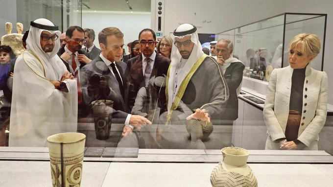 Macron inaugure le Louvre d'Abu Dhabi