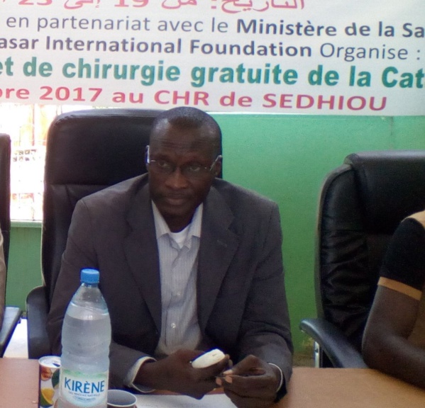Doudou Diouf, directeur de l’hôpital de Sédhiou Doudou Diouf, directeur de l’hôpital de Sédhiou
