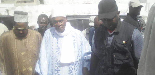 Arrivée de Me Abdoulaye Wade à Léona Niassène