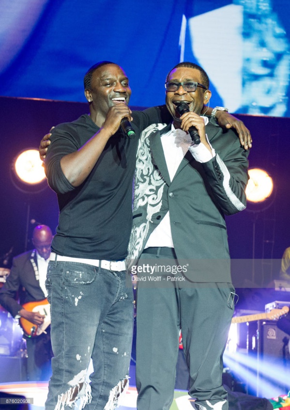 (Photos ) Revivez le Show AKON à Bercy avec Youssou NDour (SONG DANN LIVE)