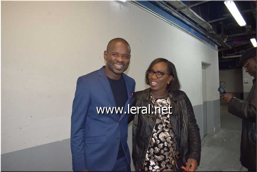 Pape Cheikh Diallo et Mame Sira Konaté, dans les coulisses Accorhotels Arena / Bercy