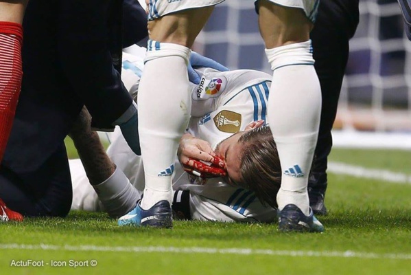 Fracture du nez pour Sergio Ramos, selon le communiqué médical du club