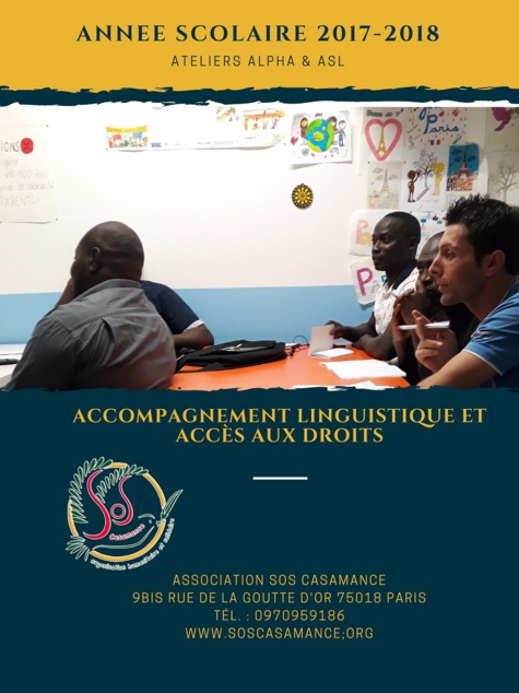 Du côté de la Goutte d'Or: Des mots sur les maux avec SOS Casamance