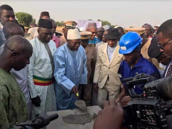 Pose de la première pierre à Tambacounda : 200 millions FCFA pour la réalisation du marché central au poisson