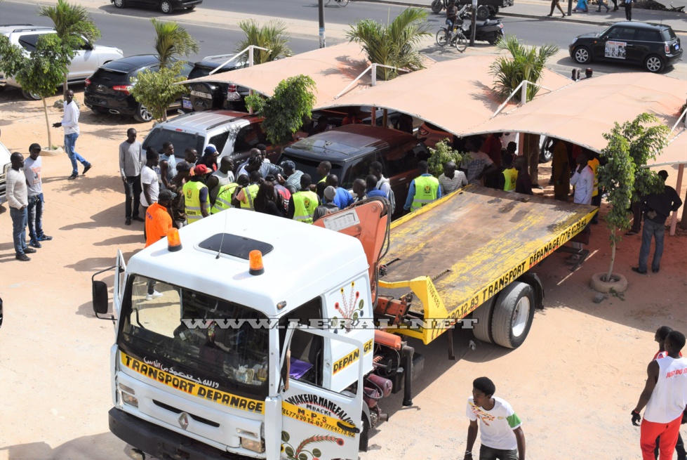 Les images du déguerpissent musclé au parking de Mar Diop alias " Bro" 
