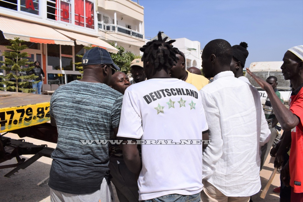 Les images du déguerpissent musclé au parking de Mar Diop alias " Bro" 