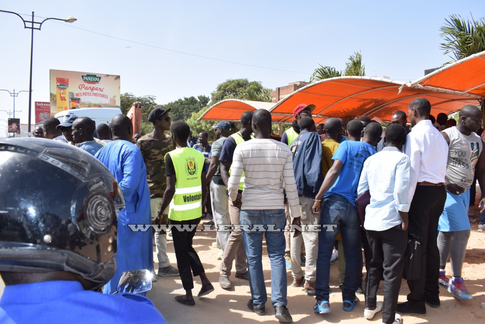 Les images du déguerpissent musclé au parking de Mar Diop alias " Bro" 