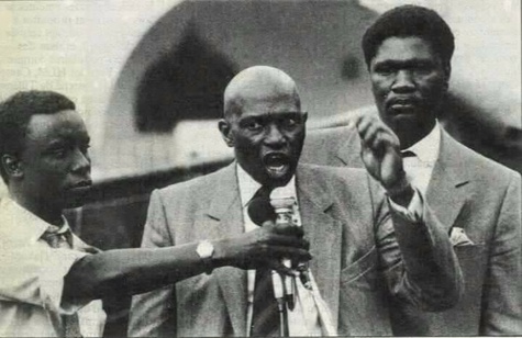 Photos : Me Abbdoulaye Wade, Idy et Ousmane Ngom version vintage